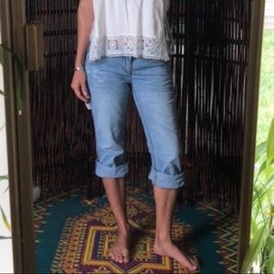 Vintage Free People Cropped Jeans